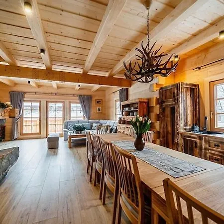 A Large Mountain-style House With A Area